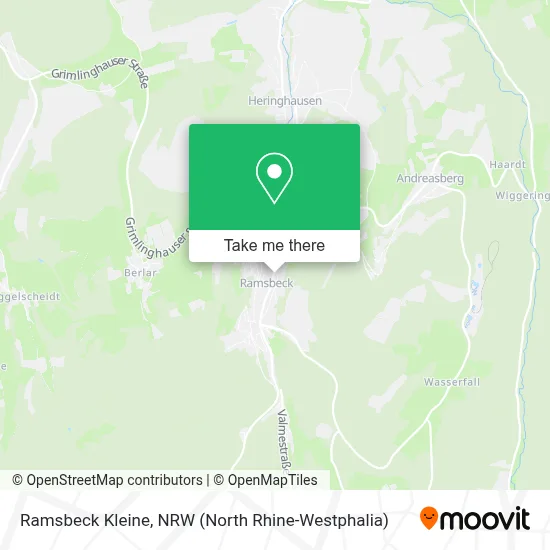 Ramsbeck Kleine map