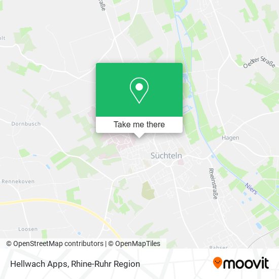 Hellwach Apps map