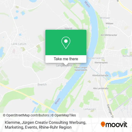 Карта Klemme, Jürgen Creativ Consulting Werbung, Marketing, Events