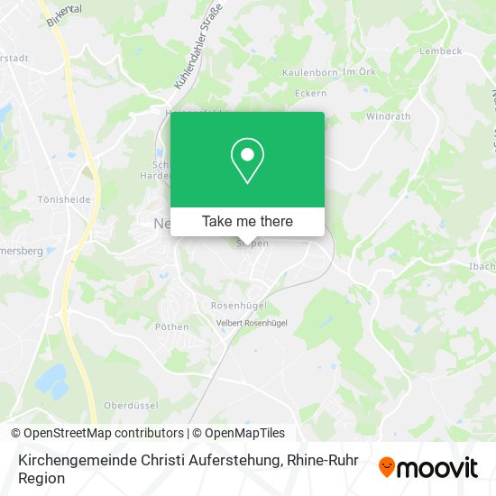 Kirchengemeinde Christi Auferstehung map