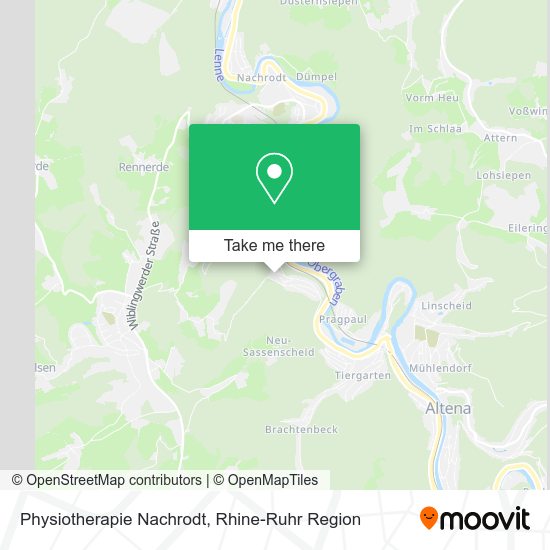 Physiotherapie Nachrodt map