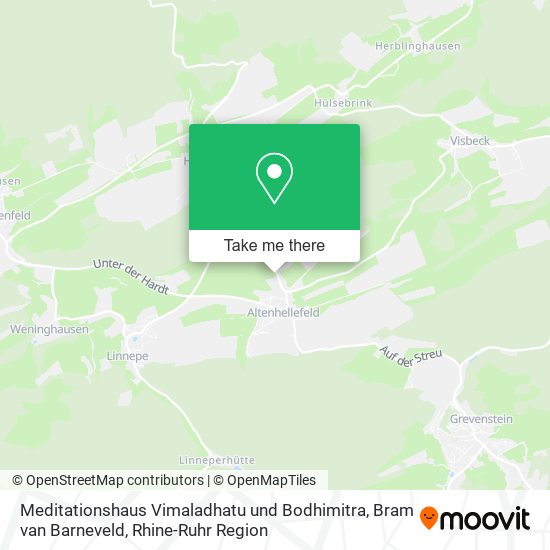 Meditationshaus Vimaladhatu und Bodhimitra, Bram van Barneveld map