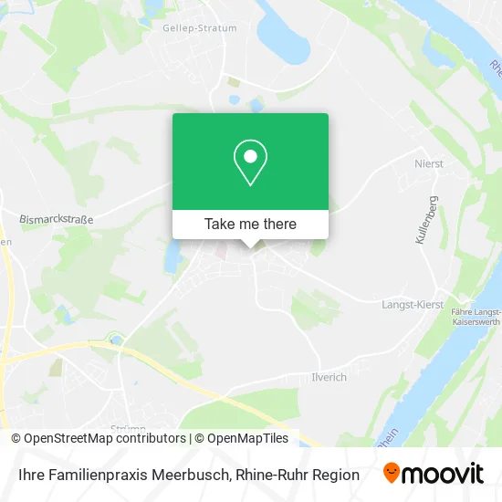 Карта Ihre Familienpraxis Meerbusch