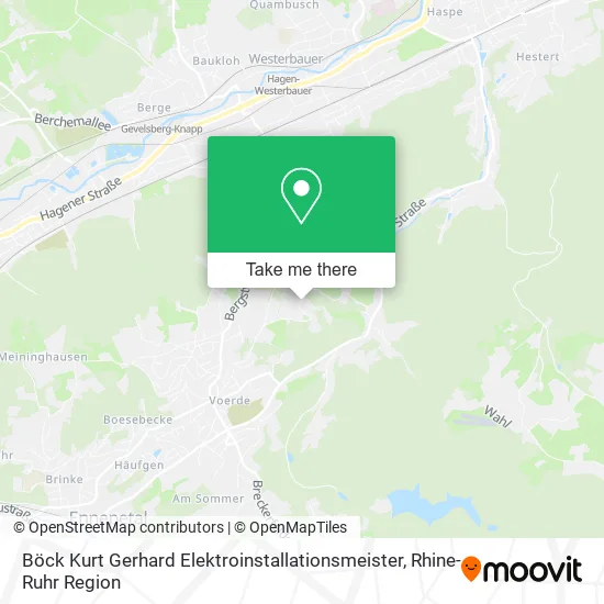 Карта Böck Kurt Gerhard Elektroinstallationsmeister