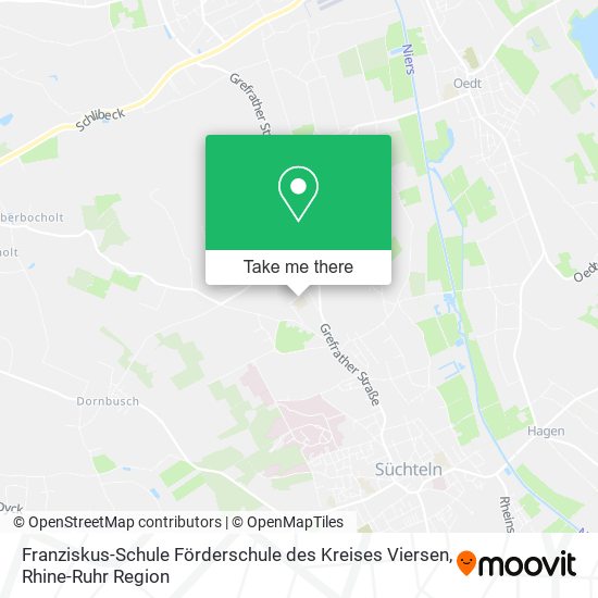 Franziskus-Schule Förderschule des Kreises Viersen map