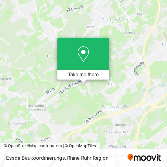 Essda Baukoordinierungs map