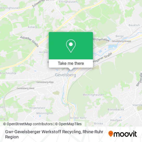 Gwr-Gevelsberger Werkstoff Recycling map