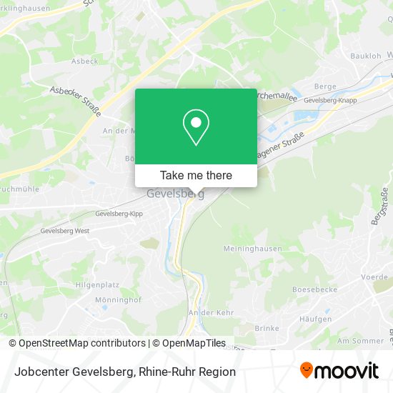 Jobcenter Gevelsberg map