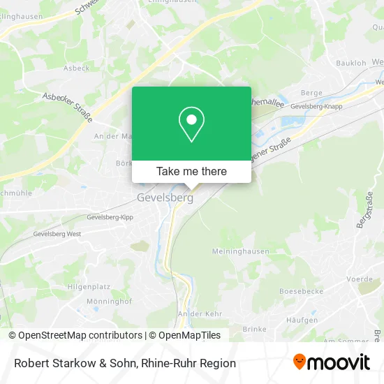 Карта Robert Starkow & Sohn