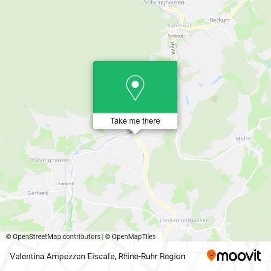 Valentina Ampezzan Eiscafe map