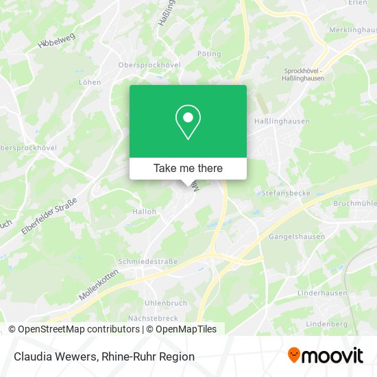 Claudia Wewers map