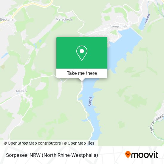 Sorpesee map