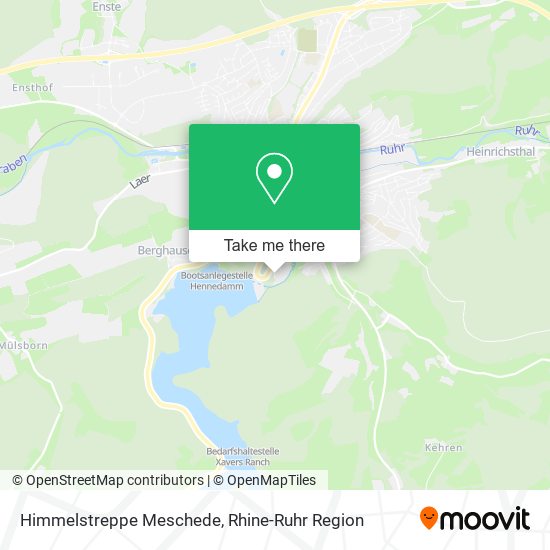 Himmelstreppe Meschede map