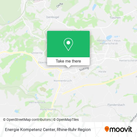 Energie Kompetenz Center map