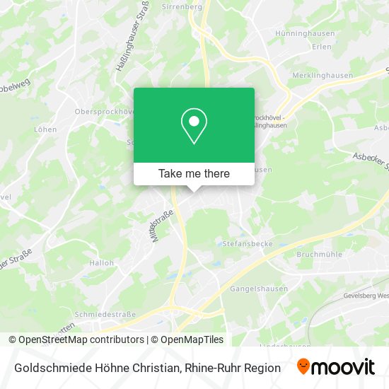 Goldschmiede Höhne Christian map