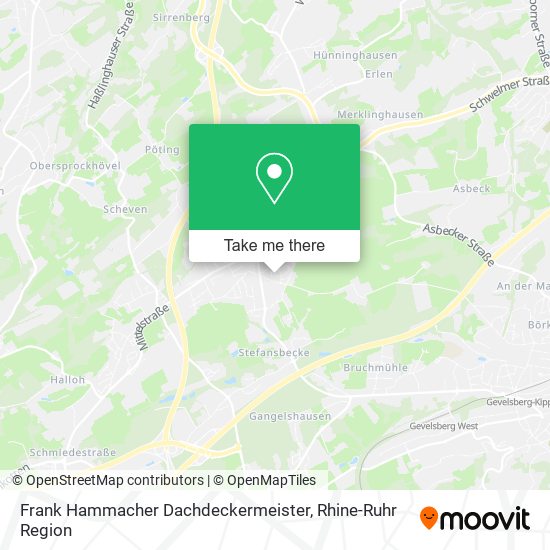 Frank Hammacher Dachdeckermeister map