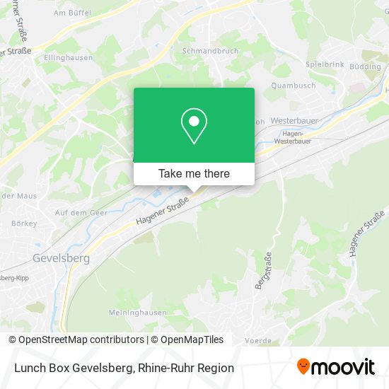 Lunch Box Gevelsberg map