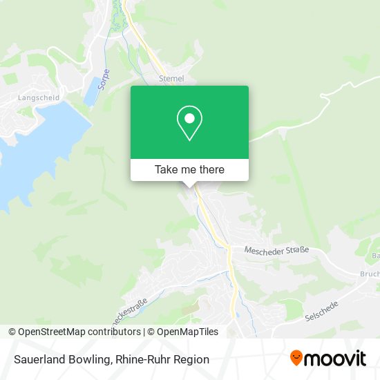 Sauerland Bowling map
