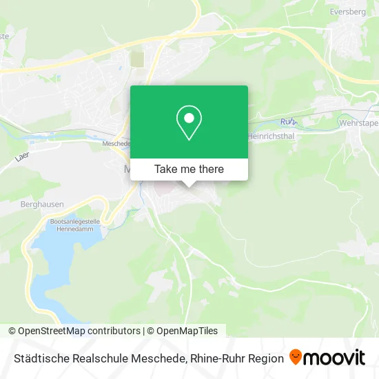 Карта Städtische Realschule Meschede