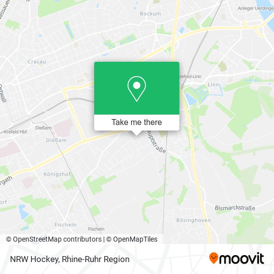 NRW Hockey map