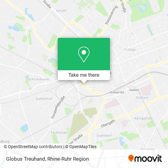 Globus Treuhand map