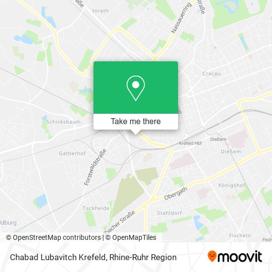 Chabad Lubavitch Krefeld map