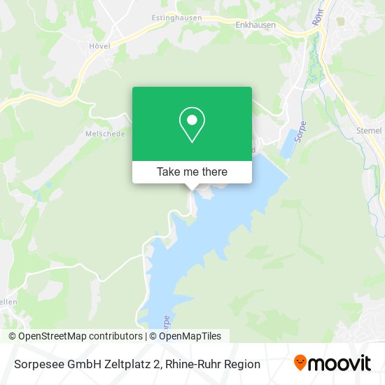 Sorpesee GmbH Zeltplatz 2 map