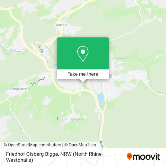 Карта Friedhof Olsberg Bigge