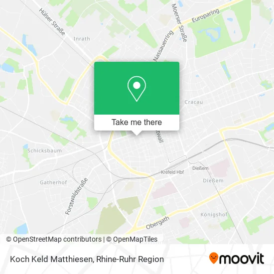 Карта Koch Keld Matthiesen