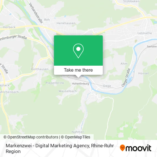 Карта Markenzwei - Digital Marketing Agency