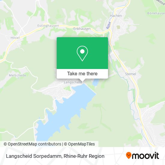 Langscheid Sorpedamm map