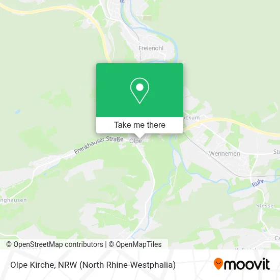 Olpe Kirche map