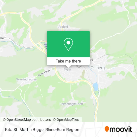 Карта Kita St. Martin Bigge