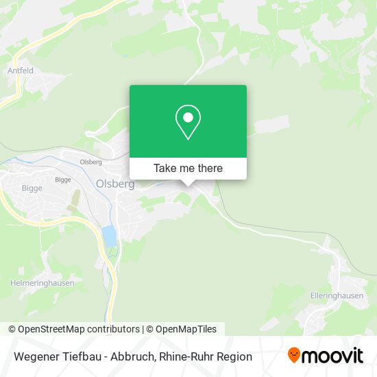 Карта Wegener Tiefbau - Abbruch