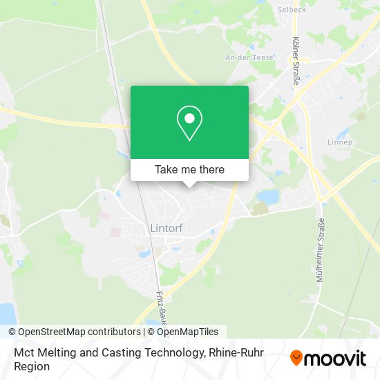 Mct Melting and Casting Technology map