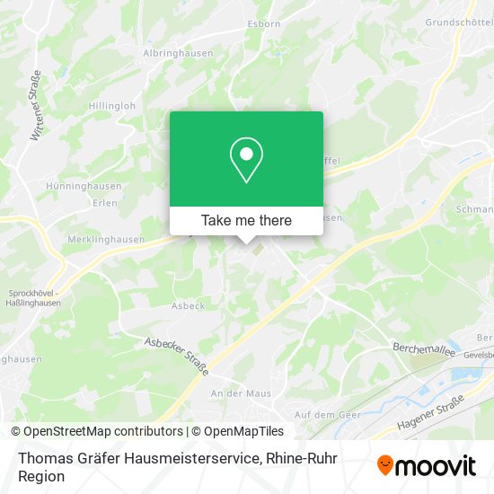 Карта Thomas Gräfer Hausmeisterservice