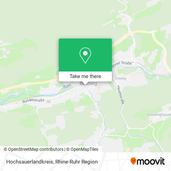 Hochsauerlandkreis map