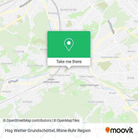 Hsg Wetter Grundschöttel map