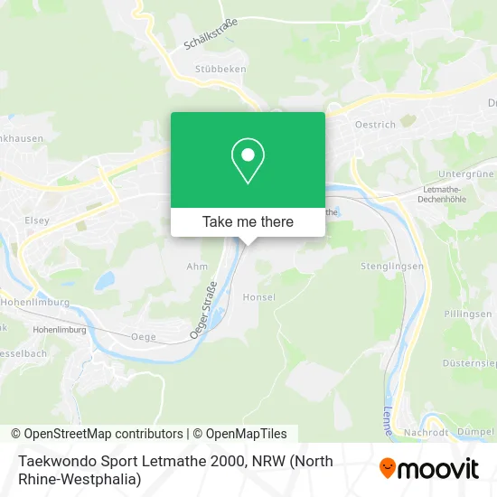 Карта Taekwondo Sport Letmathe 2000