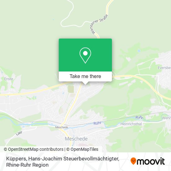 Küppers, Hans-Joachim Steuerbevollmächtigter map