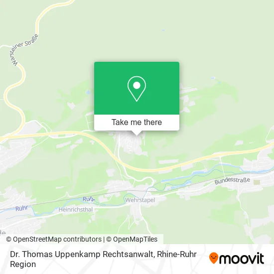 Карта Dr. Thomas Uppenkamp Rechtsanwalt