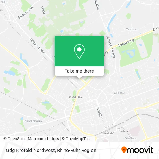 Карта Gdg Krefeld Nordwest