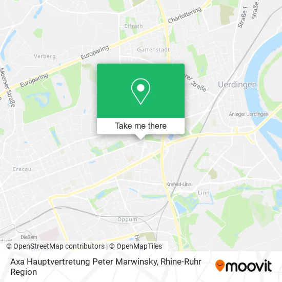 Карта Axa Hauptvertretung Peter Marwinsky