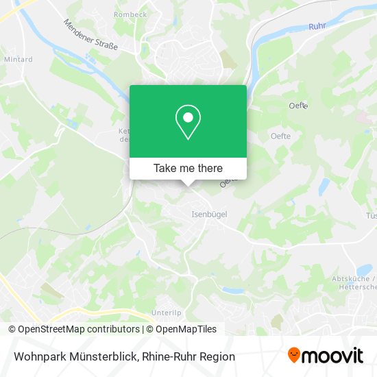Wohnpark Münsterblick map