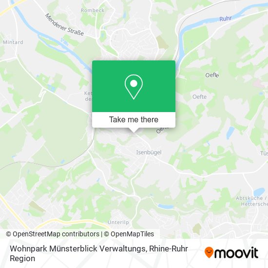 Wohnpark Münsterblick Verwaltungs map