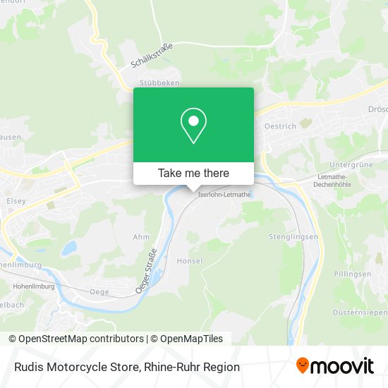 Rudis Motorcycle Store map