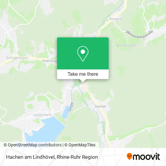 Карта Hachen am Lindhövel