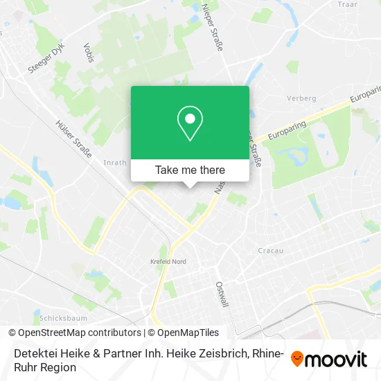 Карта Detektei Heike & Partner Inh. Heike Zeisbrich