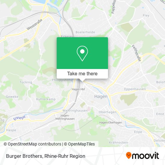 Burger Brothers map