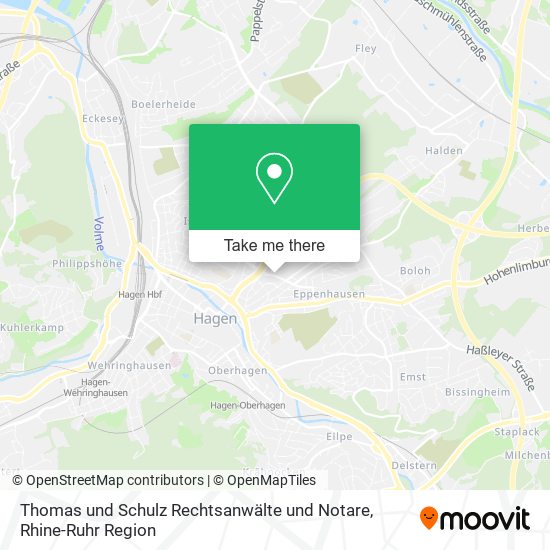 Thomas und Schulz Rechtsanwälte und Notare map